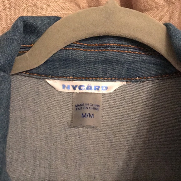 Embroidered Blue Jean Jacket - Picture 5 of 8